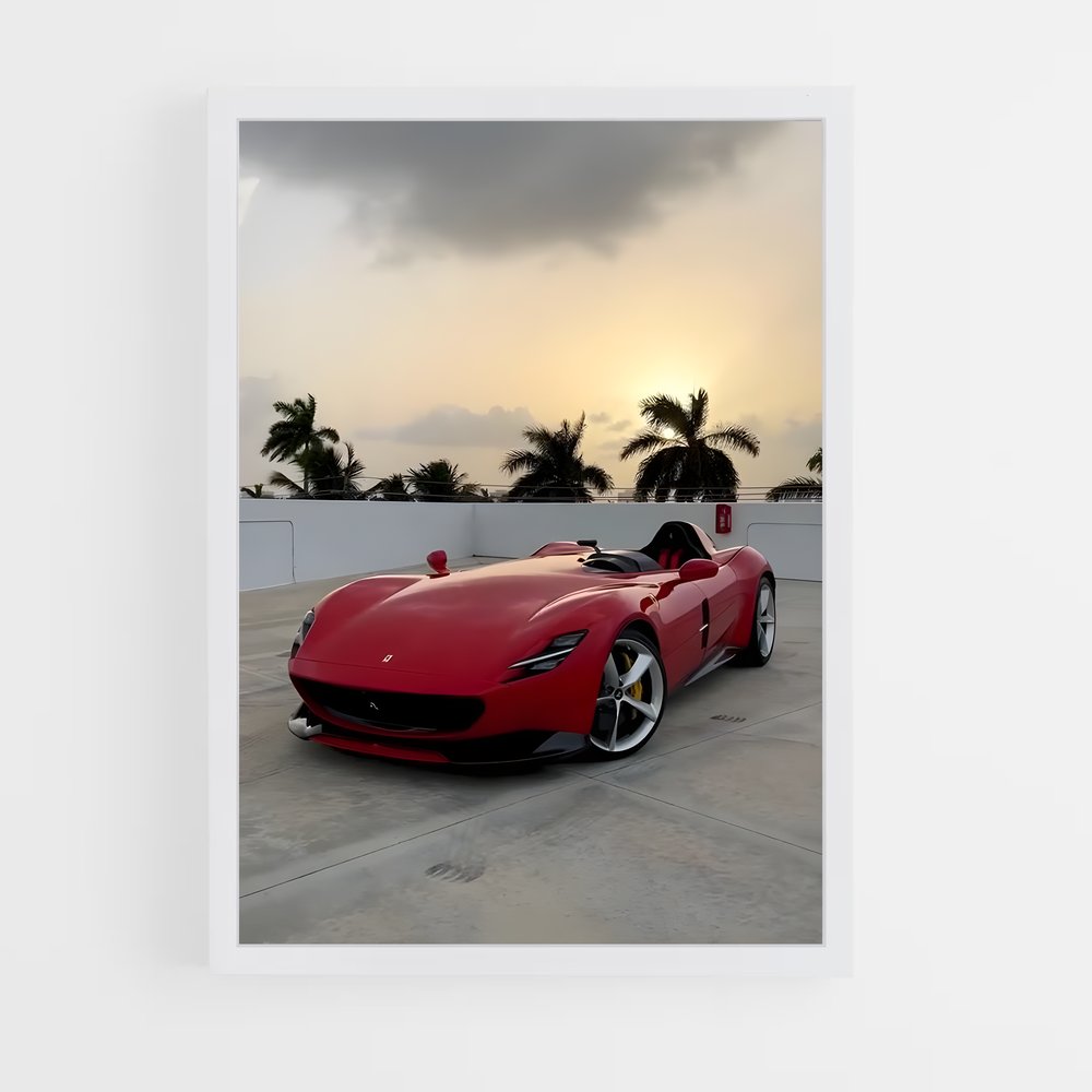 Poster Ferrari Monza SP1 (vue 3)